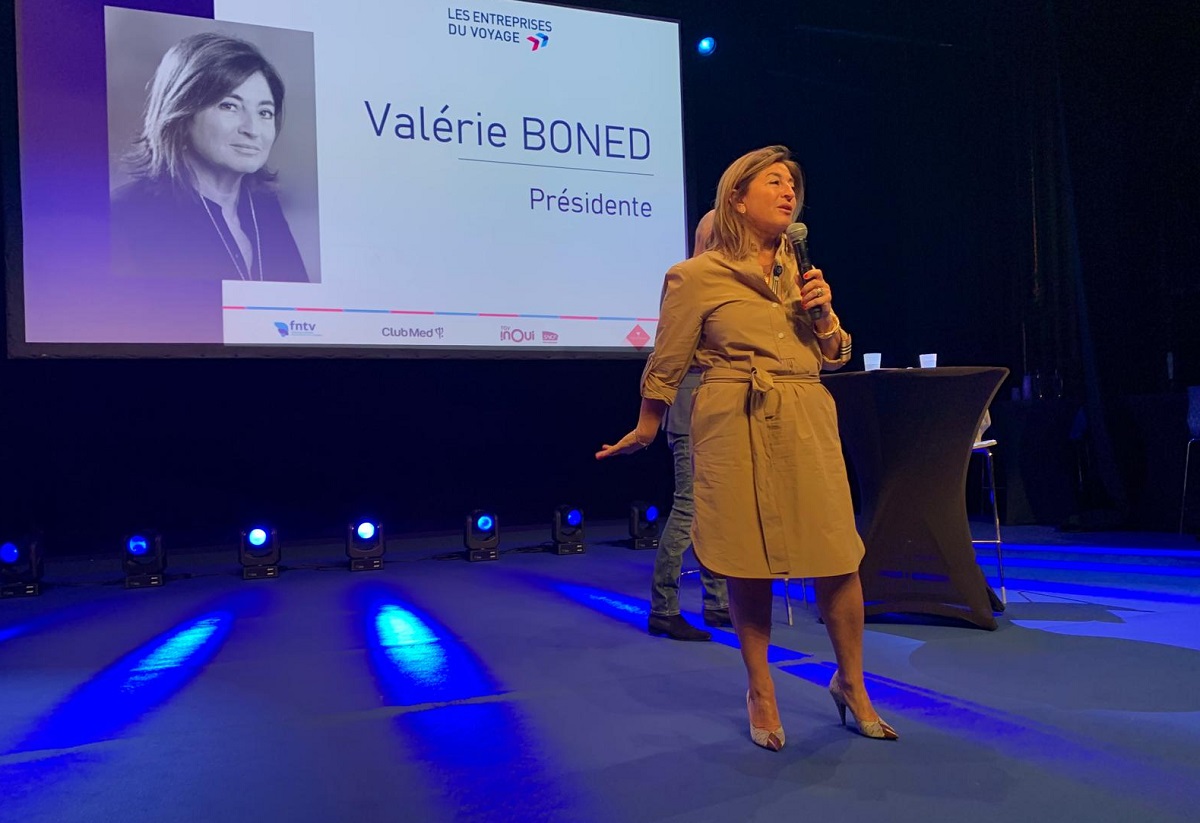 Premier congrès de Valérie Boned en tant que Présidente des Entreprises du Voyages - Photo CE