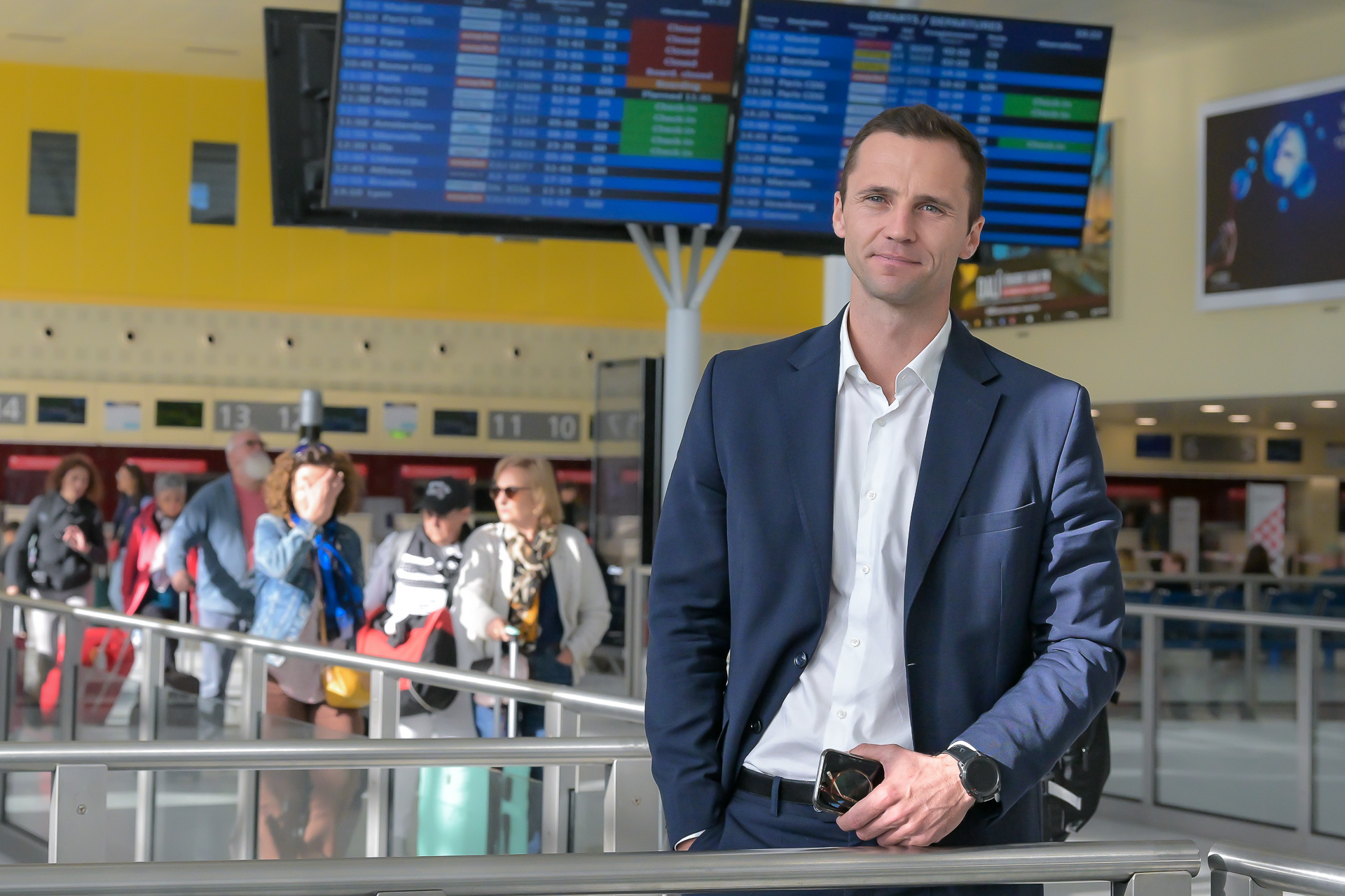 Simon Dreschel, Président du Directoire de l’aéroport de Bordeaux. Crédit : Aéroport de Bordeaux