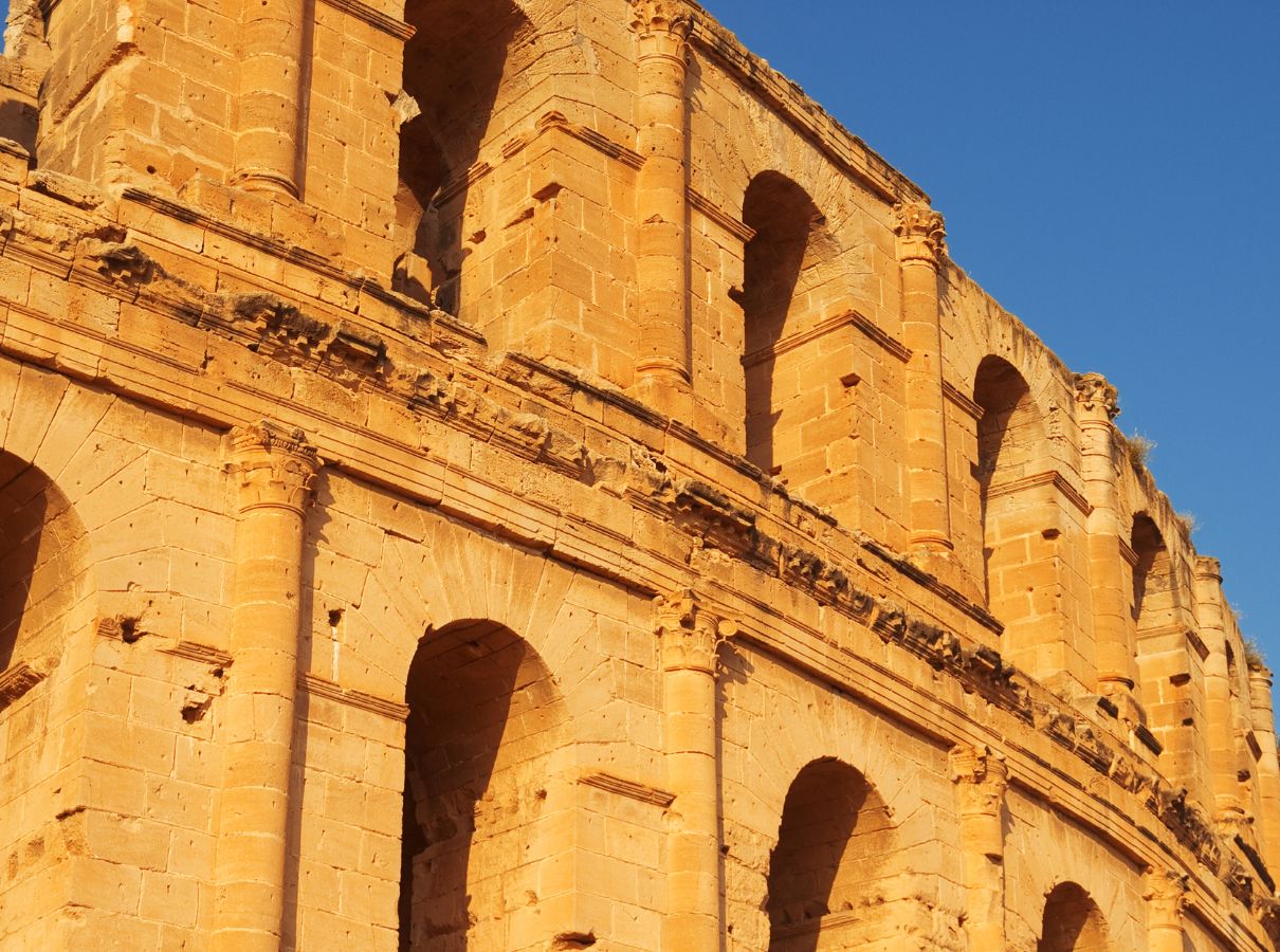 Amphithéâtre d'El Jem, inscrit au patrimoine mondial de l’Unesco depuis 1979