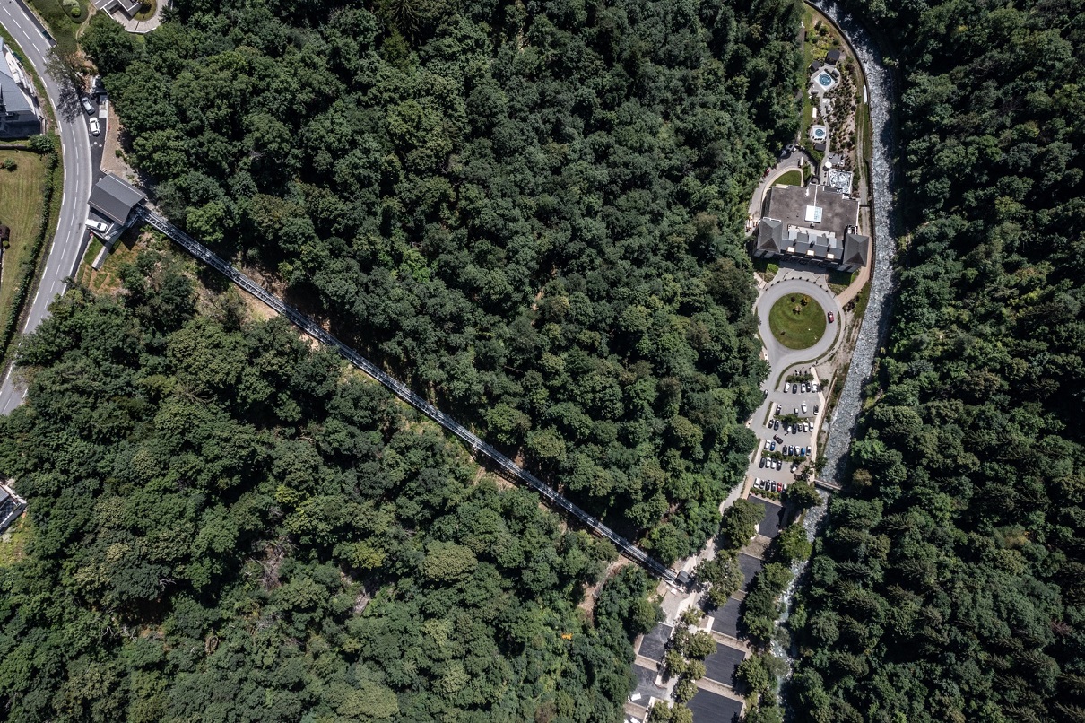 Saint-Gervais inaugure l’ascenseur des Thermes - Photo : ©Saint-Gervais Mont Blanc