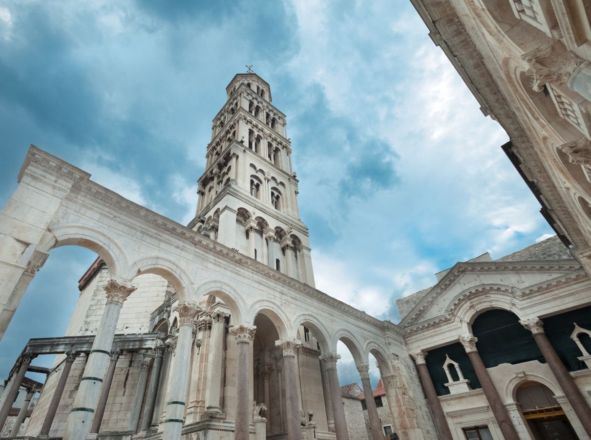 Le Palais de Dioclétien, emblème de la ville de Split et lieu de tournage de diverses scènes de la série Game of Thrones.