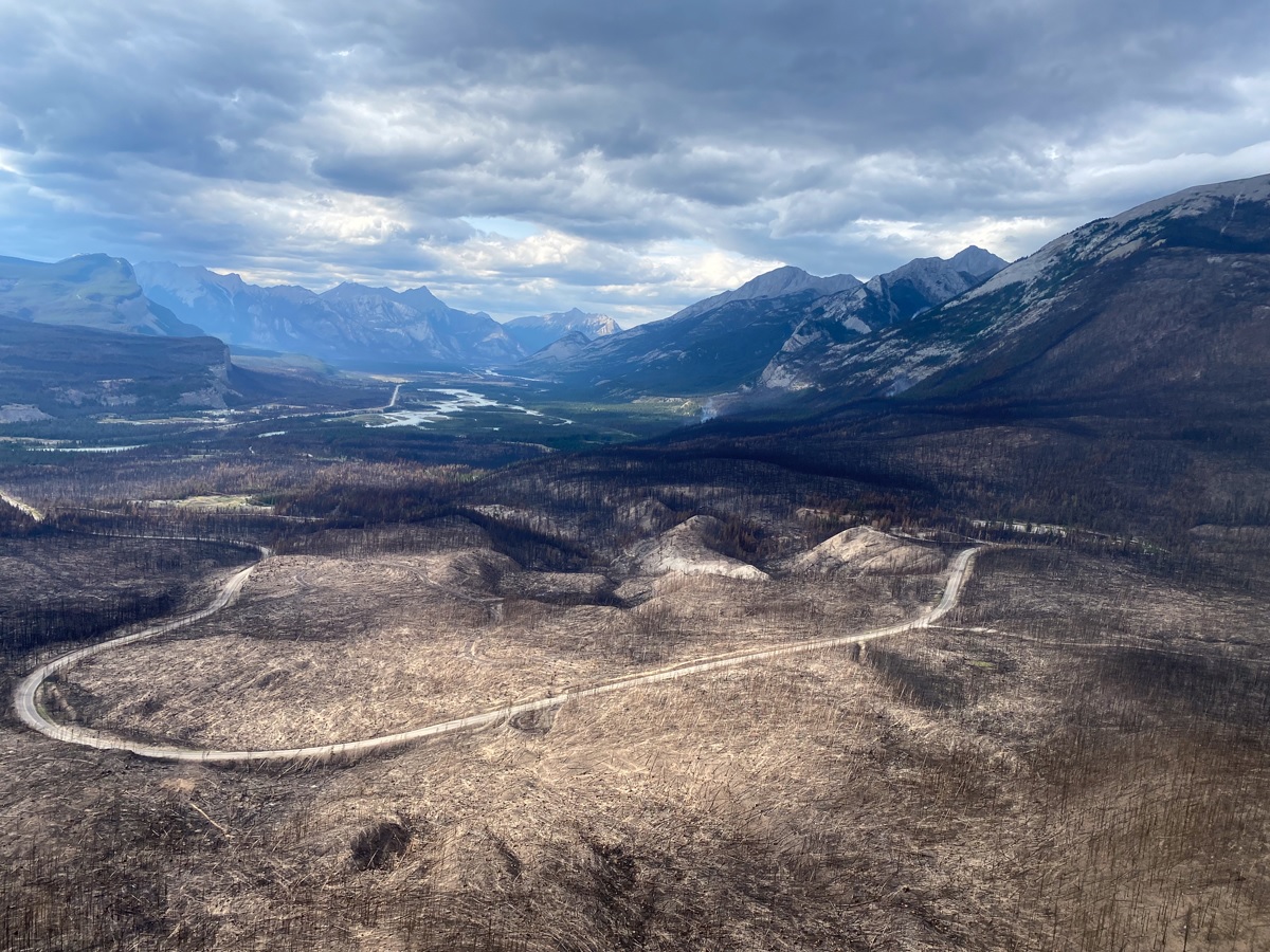 Incendie Canada - Photo Parc National Jasper Facebook