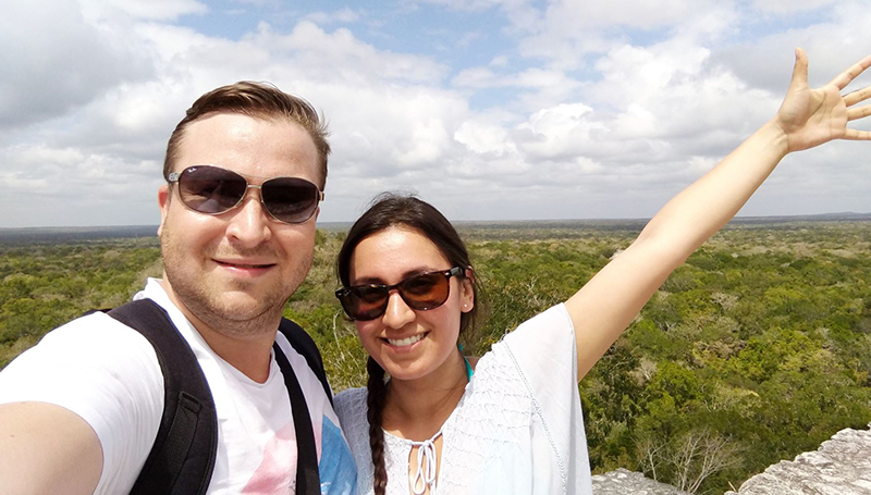 Sommet de la pyramide de Calakmul au Mexique @ Nicolas Hillebrand