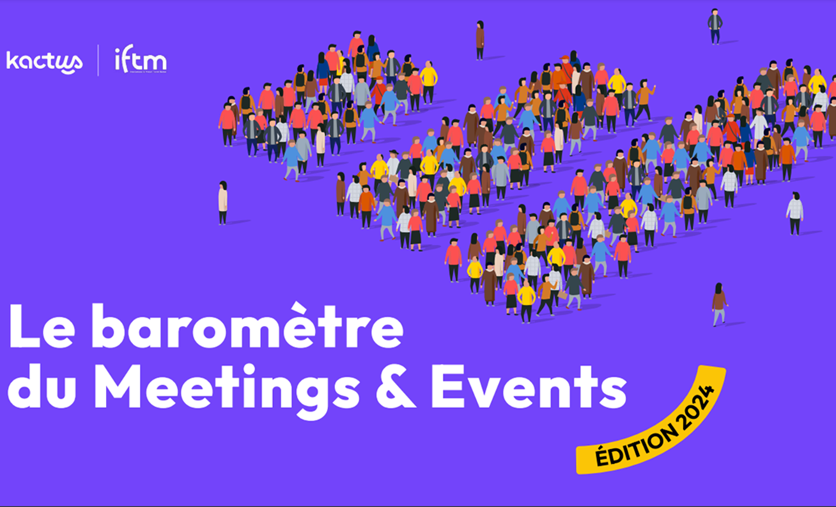 Kactus, la plateforme événementielle BtoB, a dévoilé les résultats de son second Baromètre du Meetings & Events, mercredi 18 septembre 2024, à l’occasion du salon IFTM Top Résa. @kactus