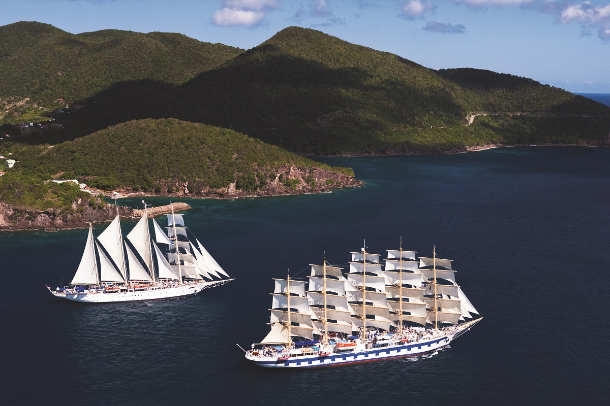 L’un des trois voiliers de la compagnie, le Star Flyer, sera positionné entre novembre et mars à Saint-Martin @Star Clippers