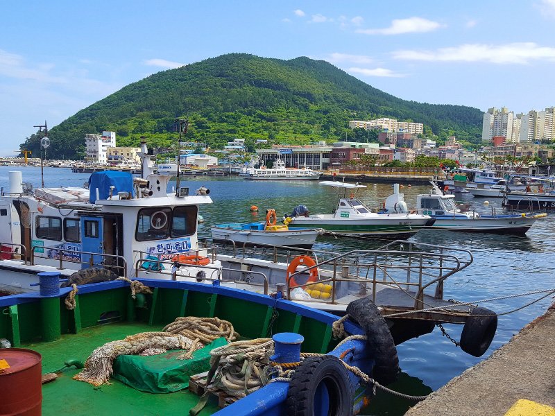 Port de pêcheurs à Geoje © Tour de Corée