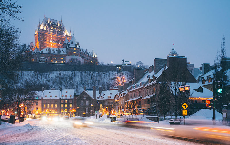 Québec depuis le quartier du Petit Champlain © Destination Canada