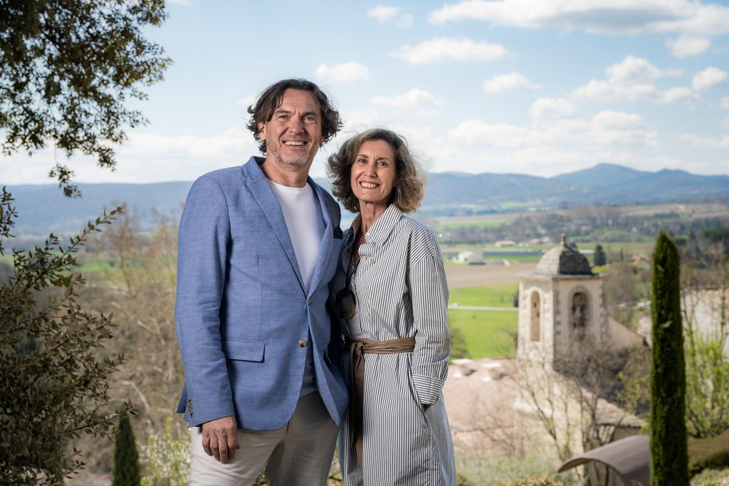 Fabien et Valerie Piacentino, les maîtres de maison (©Paul Stefanaggi/Couvent des Minimes)