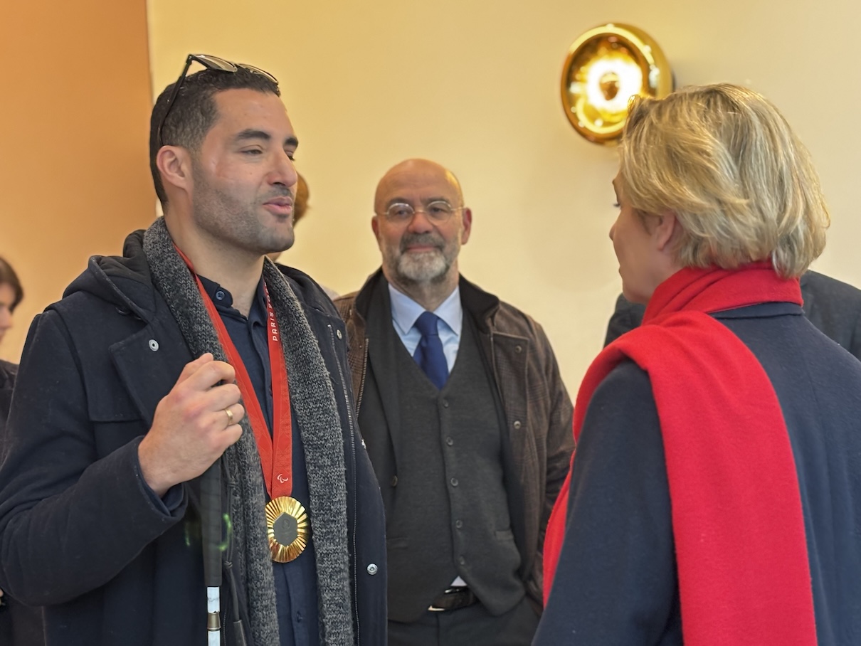 Hakim Arezki, médaillé d’or en Cécifoot aux Jeux Paralympiques de Paris 2024 - ©AmeliaBrille