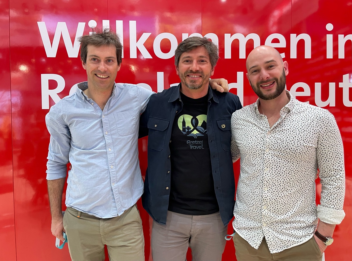 David Praire, Samy et Hugo Bailly ont créé Bretzel Travel, un réceptif basé en Allemagne - Crédit photo : Samy Bailly