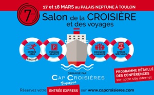 Le 7ème salon de la croisière et des voyages se tiendra à Toulon ce week-end