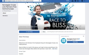 Norwegian Cruise : un compte Facebook pour mieux vendre le Norwegian Bliss