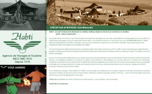 HABTI VOYAGE VOUS PRESENTE SA BROCHURE BIVOUAC AU DESERT 4 jours / 3 nuits 