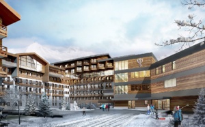 Club Med : pose de la première pierre du resort La Rosière (Savoie)