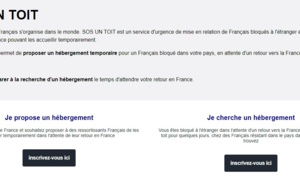 Le MEAE lance un service Sosuntoit.fr pour les Français coincés à l'étranger