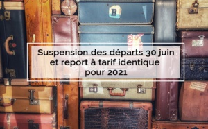 Visiteurs suspend les voyages jusqu'au 30 juin 2020