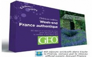 Géo labellise des chèques-cadeaux ''Week-end France authentique''