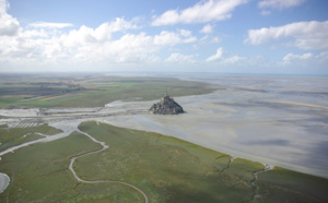 II. The Mont-Saint-Michel seen from above, a magical experience...