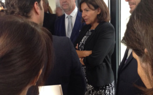 Anne Hidalgo inaugure le Welcome City Lab