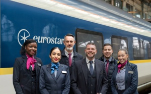Eurostar dévoile le Golden train à l'occasion des JO