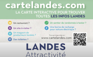 Landes Attractivité met en ligne une carte interactive 