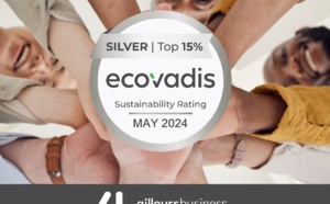 Ailleurs Business obtient la médaille d'argent EcoVadis