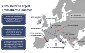 Delta renforce ses vols sur l'Europe