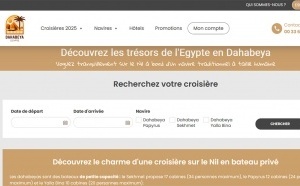 SO RECEPTIFS EGYPTE crée le site de Dahabeya Egypte et s’affiche sur les réseaux sociaux