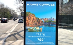 Havas Voyages s'affiche dans 800 villes de France