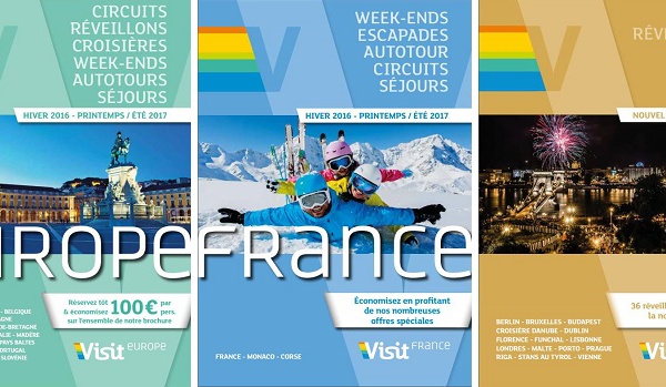 Visit Europe présente les nouveautés de ses 3 brochures hiver-printemps 2017