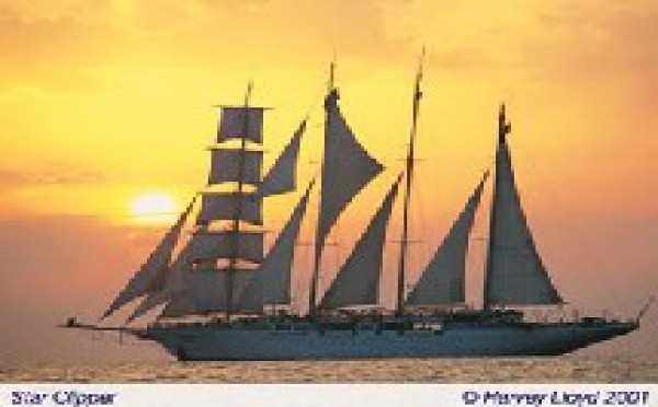 Star Clippers toutes voiles dehors...