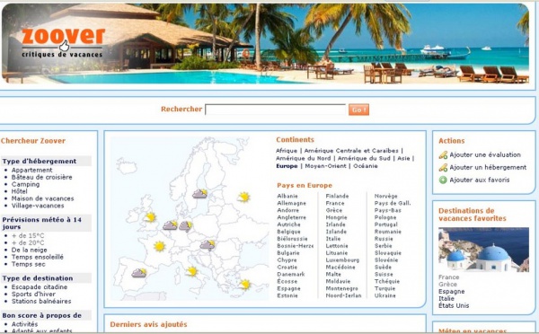 Le site d’avis de voyageurs Zoover s’implante en France