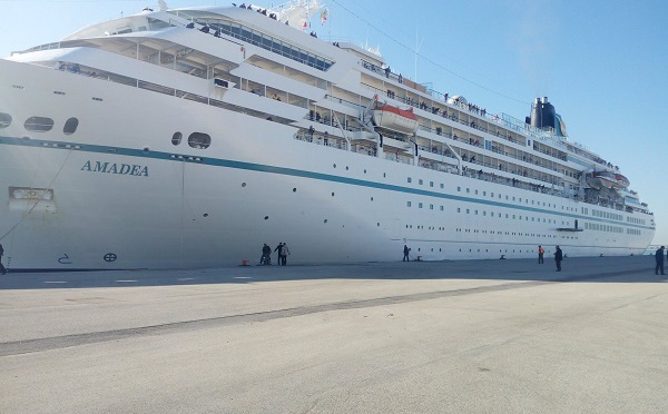 Tunis : nouvelle escale d'un navire de croisières au Port de la Goulette