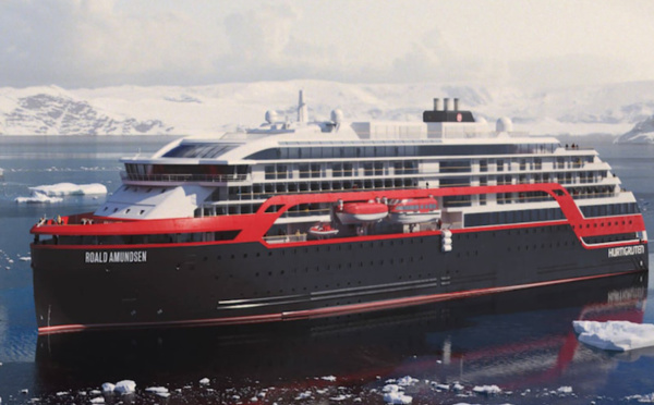 Hurtigruten lance son MS Roald Amundsen à l'assaut de l'Antarctique