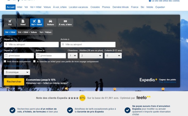 Clause de parité : Expedia condamné à une amende civile de 1 M€