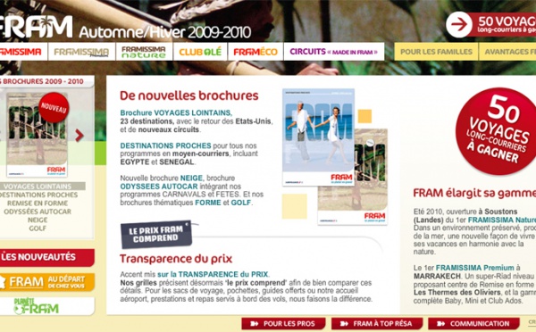 FRAM lance ''Voyages Lointains'', une brochure long-courriers