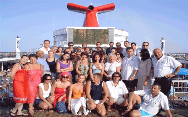 80 agents de voyages sur le Carnival Liberty