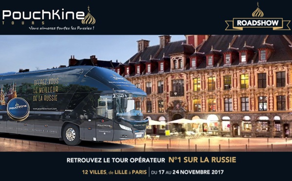 Pouchkine Tours part en roadshow