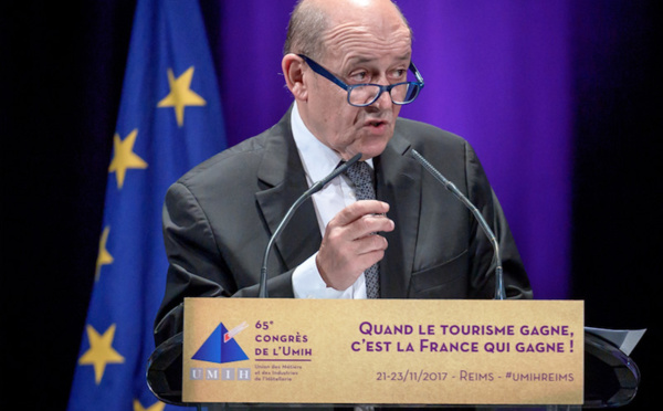 Jean-Yves Le Drian entend faire rentrer la France "dans un tourisme de conquête"