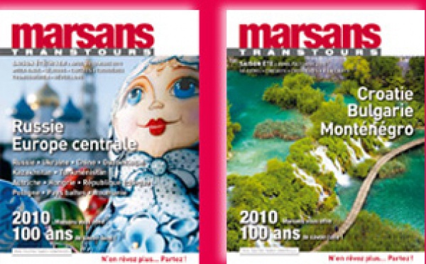 Marsans édite ses 4 brochures 2010