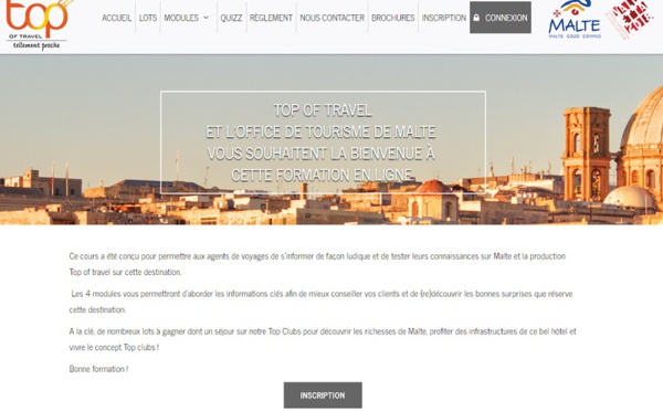 E-learning : Top of travel fait gagner un séjour à Malte