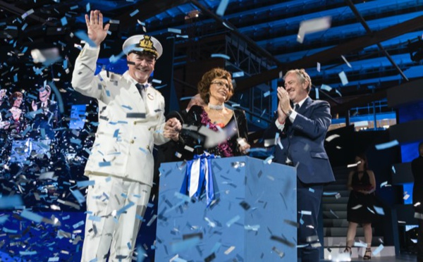 Sophia Loren baptise le MSC Seaside