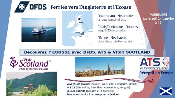 DFDS organise un Webinaire sur l'Ecosse