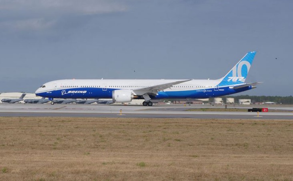 Le Boeing 787-10 autorisé à effectuer ses premiers vols commerciaux