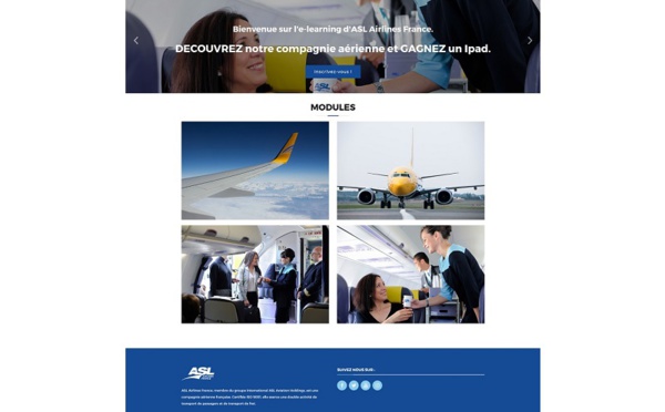 ASL Airlines France : participez au e-learning et gagnez un ipad !