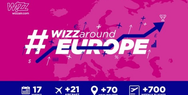 Wizz Air déploie 21 avions et 70 liaisons en 2018