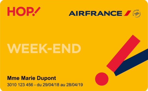 HOP! Air France : la carte Week-End valable sur les lignes saisonnières corses