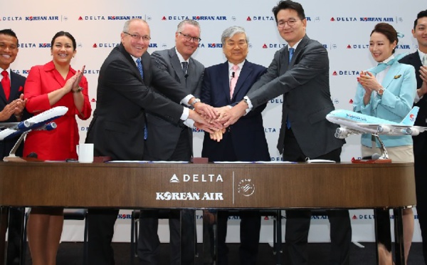 Nouvelle joint-venture entre Delta Air Lines et Korean Air