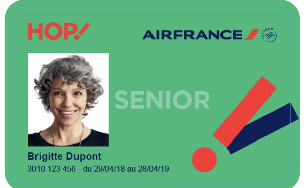 HOP! Air France lance une nouvelle carte Senior