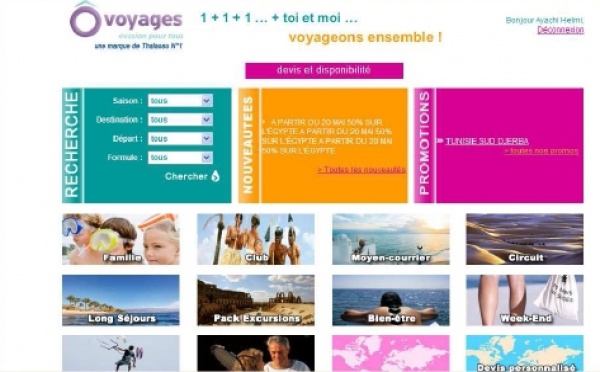 Ôvoyages lance son site groupes